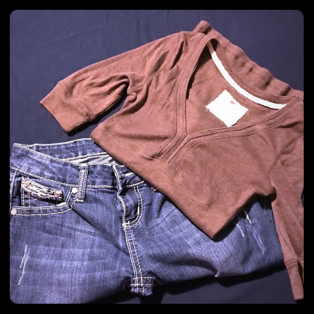 V neck shirt